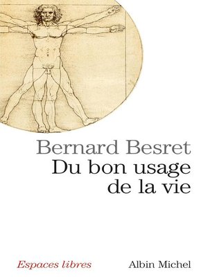 cover image of Du bon usage de la vie